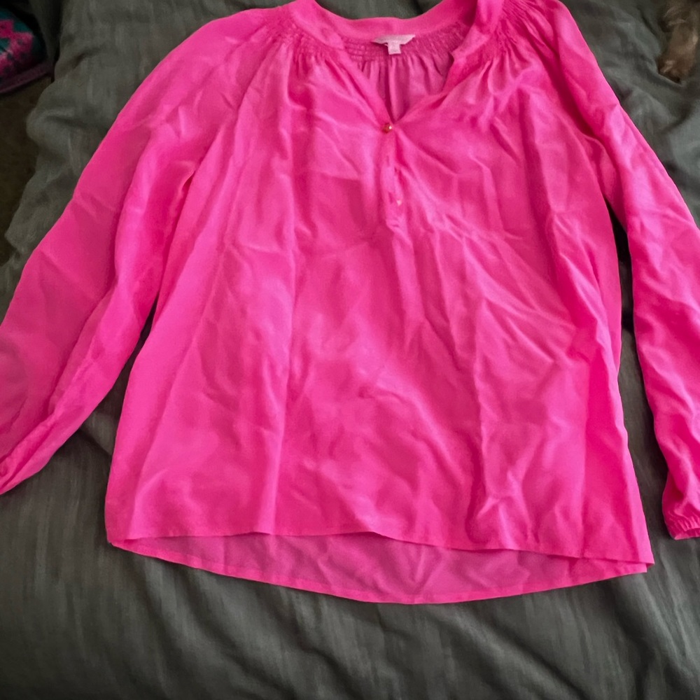 Beautiful Pink Lilly Pulitzer blouse